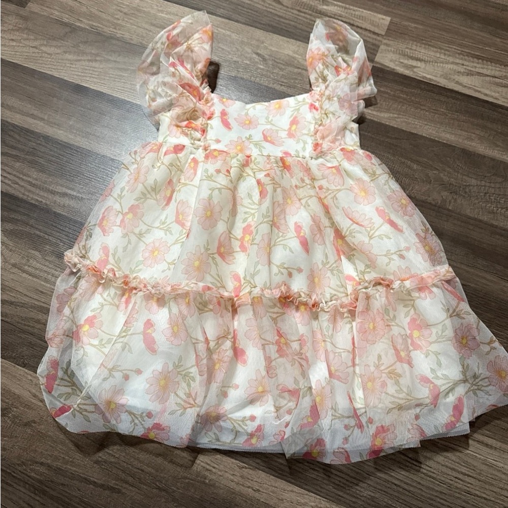 Rachel Zoe Pink Floral Kids Dress